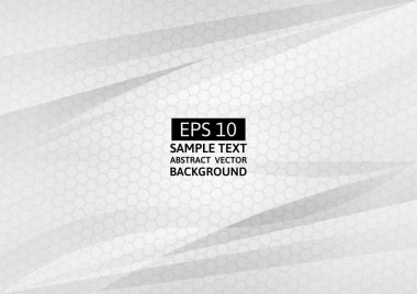 Gri geometrik soyut, vektör arka plan