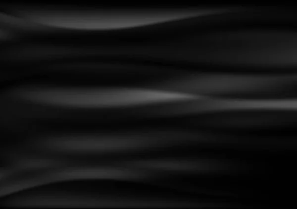 Schwarze Welle abstrakter Vektor Hintergrund — Stockvektor