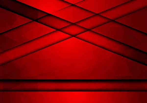 Fondo vector abstracto triángulo rojo — Vector de stock