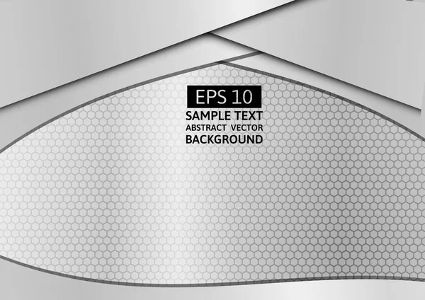 Gümüş dalga soyut vektör arka plan