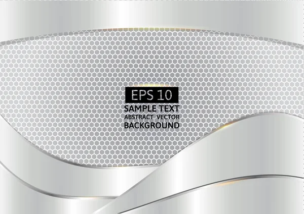 Soyut çerçeve arka plan dalga vektör çizim gümüş