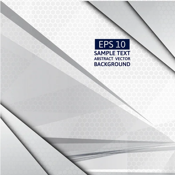 Beyaz geometrik arka plan - vektör çizim