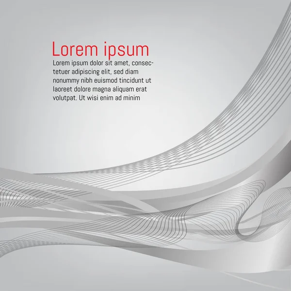 Gri vektör soyut dumanlı arka plan dalgalar.