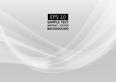 Soyut gri dalga vektör arka plan. vektör grafik tasarım