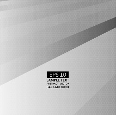 Gri soyut vektör arka plan kopya alanı ile