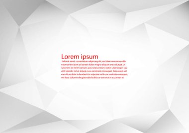 Soyut geometrik gri ve beyaz arka plan, vektör çizim alanı modern tasarım aka 10 ile