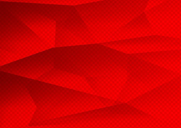 Červená Barva Mnohoúhelník Abstraktní Pozadí Technologie Moderní Vektorové Ilustrace — Stockový vektor