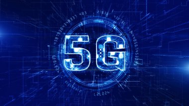 5g Teknoloji Dijital Veri Bağlantısı Konsepti