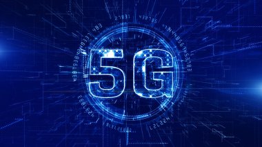 5g Teknoloji Dijital Veri Bağlantısı Konsepti
