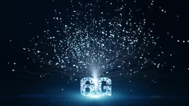 6Gハイスピード接続未来抽象デジタル技術の背景概念 — ストック動画