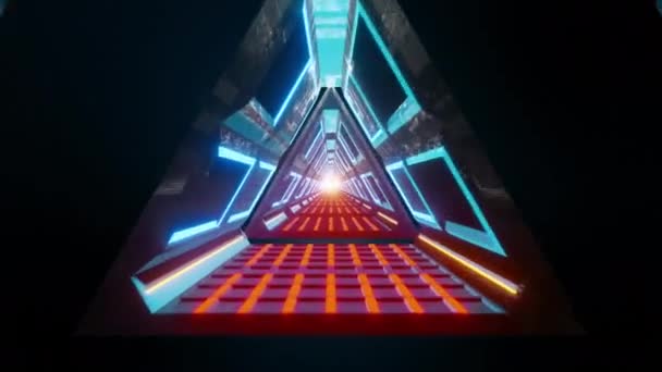Animation Tunnel Triangle Tech — Video