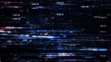 Dijital siber uzay ve Dijital veri ağı bağlantıları, Teknoloji soyut arkaplan