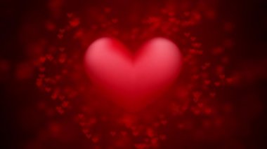 Kırmızı kalp uçuşu, düğün için romantik geçmiş, Sevgililer Günü, Anneler Günü, evlilik yıldönümü tebrik kartları, düğün davetiyesi, teklif geçmişi 4k