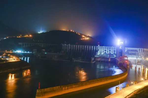 Dam Night View Yunnan Province China — Stock Photo, Image