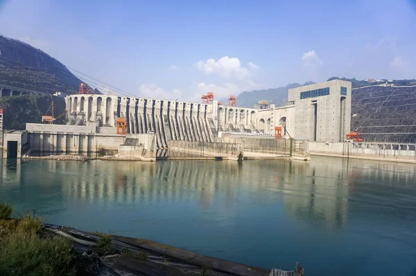 River Water Dam Scenery — Stock Photo, Image