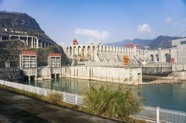 River Water Dam Scenery — Stock Photo, Image