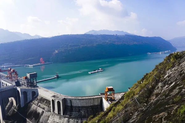 River Water Dam Scenery — Stock Photo, Image