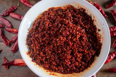 Biber ve biber sosunu kapat.