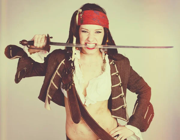 Halloween Pirate Costume — Stock Photo, Image