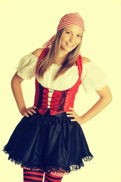 Pretty Pirate Woman — Stock Photo, Image