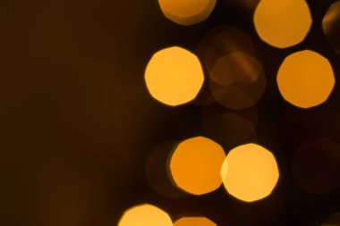 Bulanık Noel ışıkları