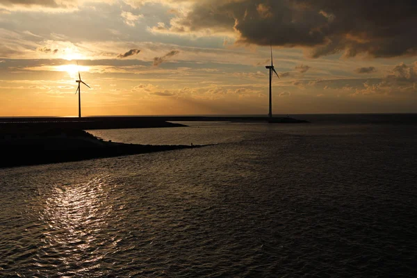 Sunset at the north sea — Stock Photo, Image