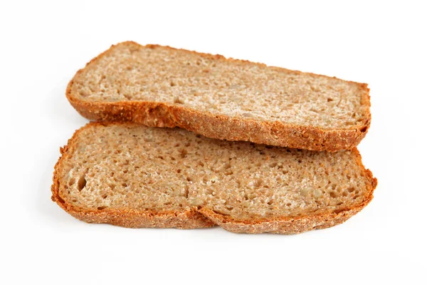 Malt bread with white background — Stock Photo, Image