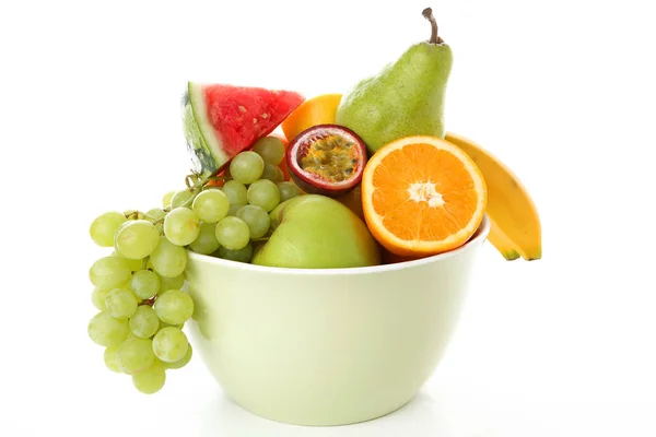 Campuran buah dalam mangkuk — Stok Foto