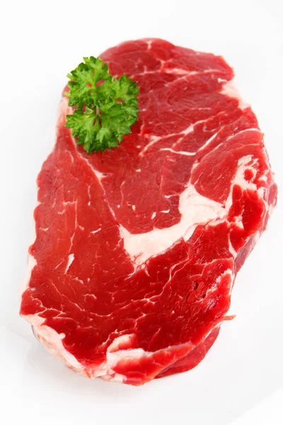 Bife cru de costela — Fotografia de Stock