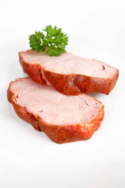 Dwa kawałek meatloaf — Zdjęcie stockowe