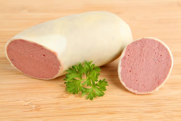 Leberwurst vom Kalb — Stockfoto