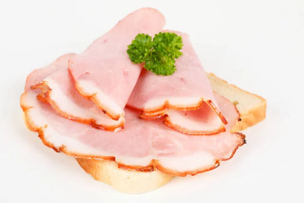 Sandwich au jambon croûte — Photo