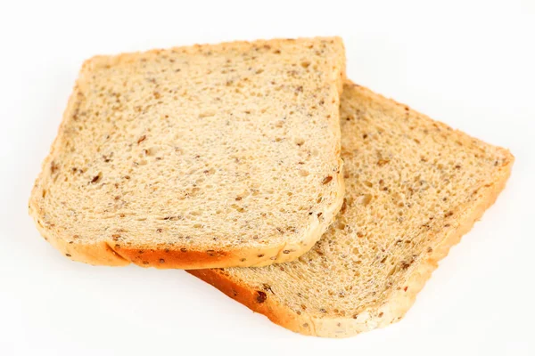 Slices of bread with chia — Stock Photo, Image