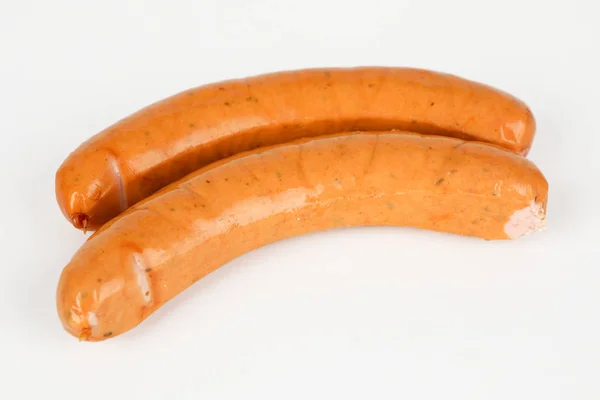 Geräucherte würzige polnische Wurst — Stockfoto