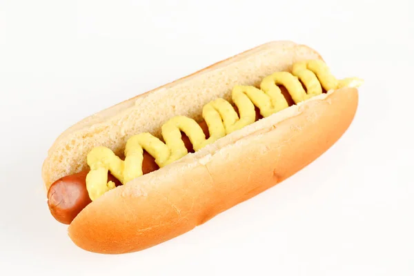 Hot dog mártással — Stock Fotó