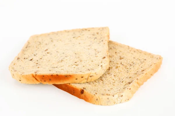 Brotscheiben mit Chia — Stockfoto