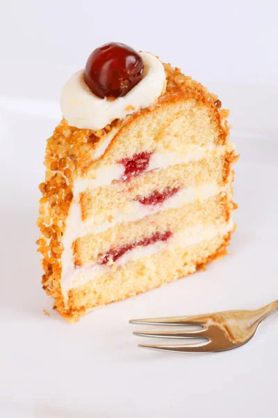 Pedazo de pastel de corona de Frankfurt —  Fotos de Stock