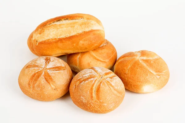 Buns on a white background — Stock Photo, Image