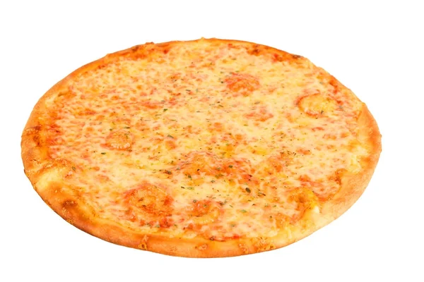 Pizza Margherita met kaas — Stockfoto