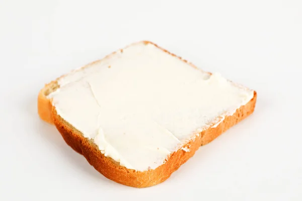奶油干酪烤面包 — 图库照片