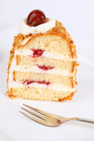 Pedazo de pastel de corona de Frankfurt — Foto de Stock