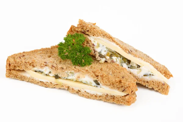 Multigrain sandwich with cheese — Stock Photo, Image