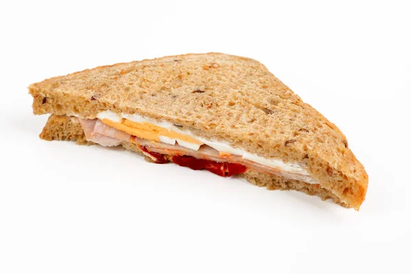 Sandwich mit Huhn und Ei — Stockfoto