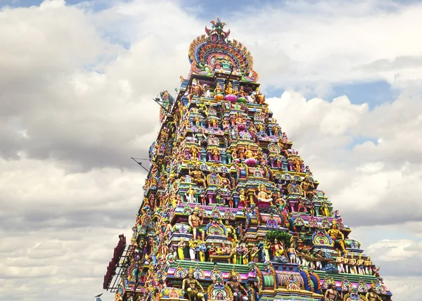 Templo antigo de Shiva, Kapaleeswarar, Chennai, Índia . — Fotografia de Stock