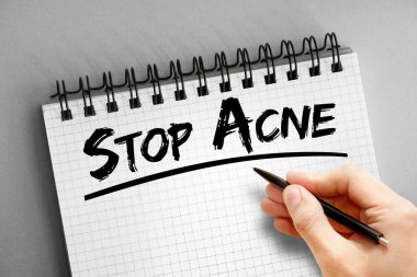 Metin Not - Stop Sivilce, not defterinde sağlık kavramı