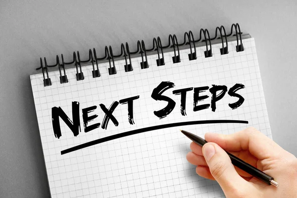 Metin Not - Sonraki Adımlar, not defterindeki sağlık konsepti