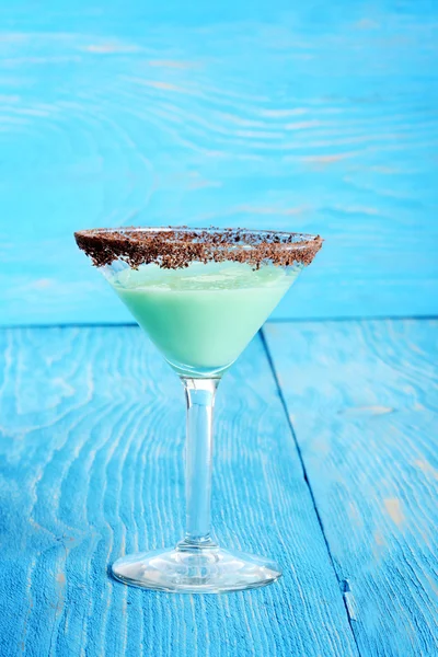 Çekirge martini çikolata ile — Stok fotoğraf