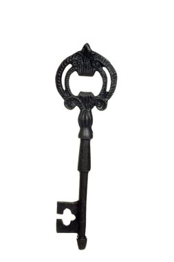 Vintage siyah anahtar izole