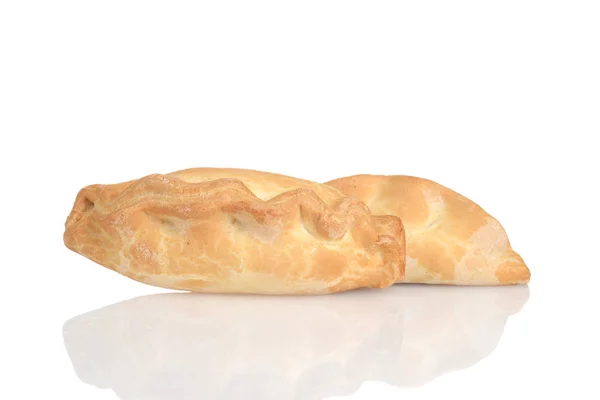 Dwa Tradycyjne Cornish Pasty — Zdjęcie stockowe