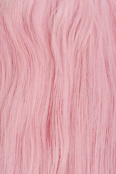 closeup pink hair background